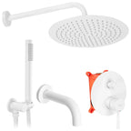 Rejtett Zuhanyszett Rea Lungo WHITE Matt + BOX 1