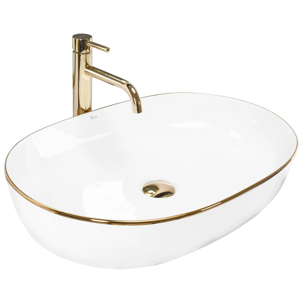 Pultos Mosdó Rea CLEO White Gold Edge 1