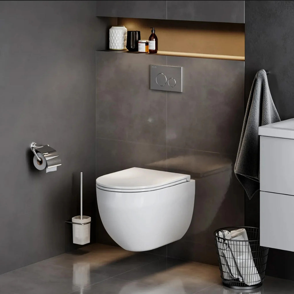 Felfüggesztett Wc Csésze Rea Carlo Mini Tornado Rimless Flat Pro 1