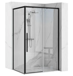 Zuhanykabin SOLAR Black MAT 120x90 1