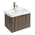 Fürdőszobai Szekrény Mosdóval Rea DB85-50-1 Dark 50cm 1