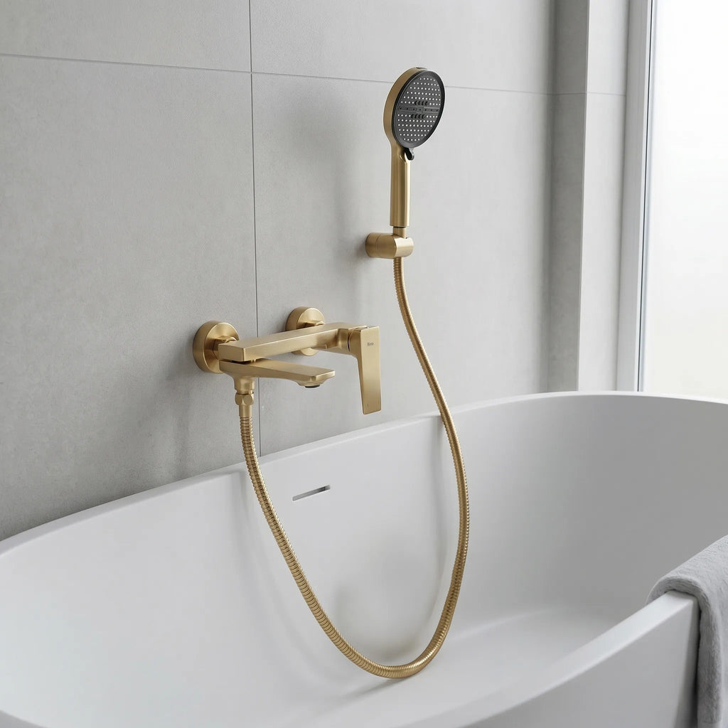 Fürdőkád Csaptelep PREMIUM REA Prime Gold Brush 1