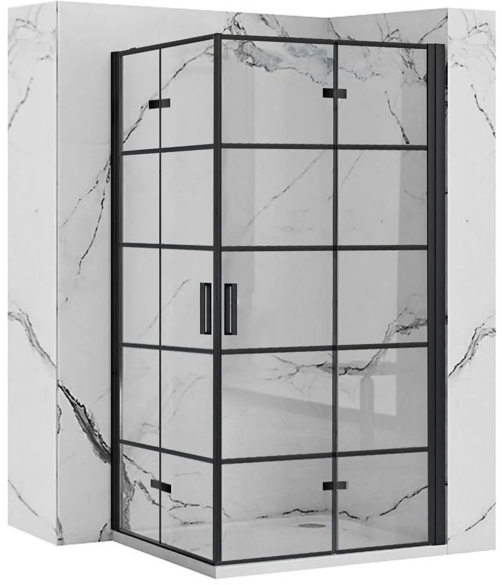 Zuhanykabin Rea Molier Black Double 100x100 1
