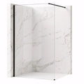 Zuhanyfal Rea Flexi Transparent / Black 80 1