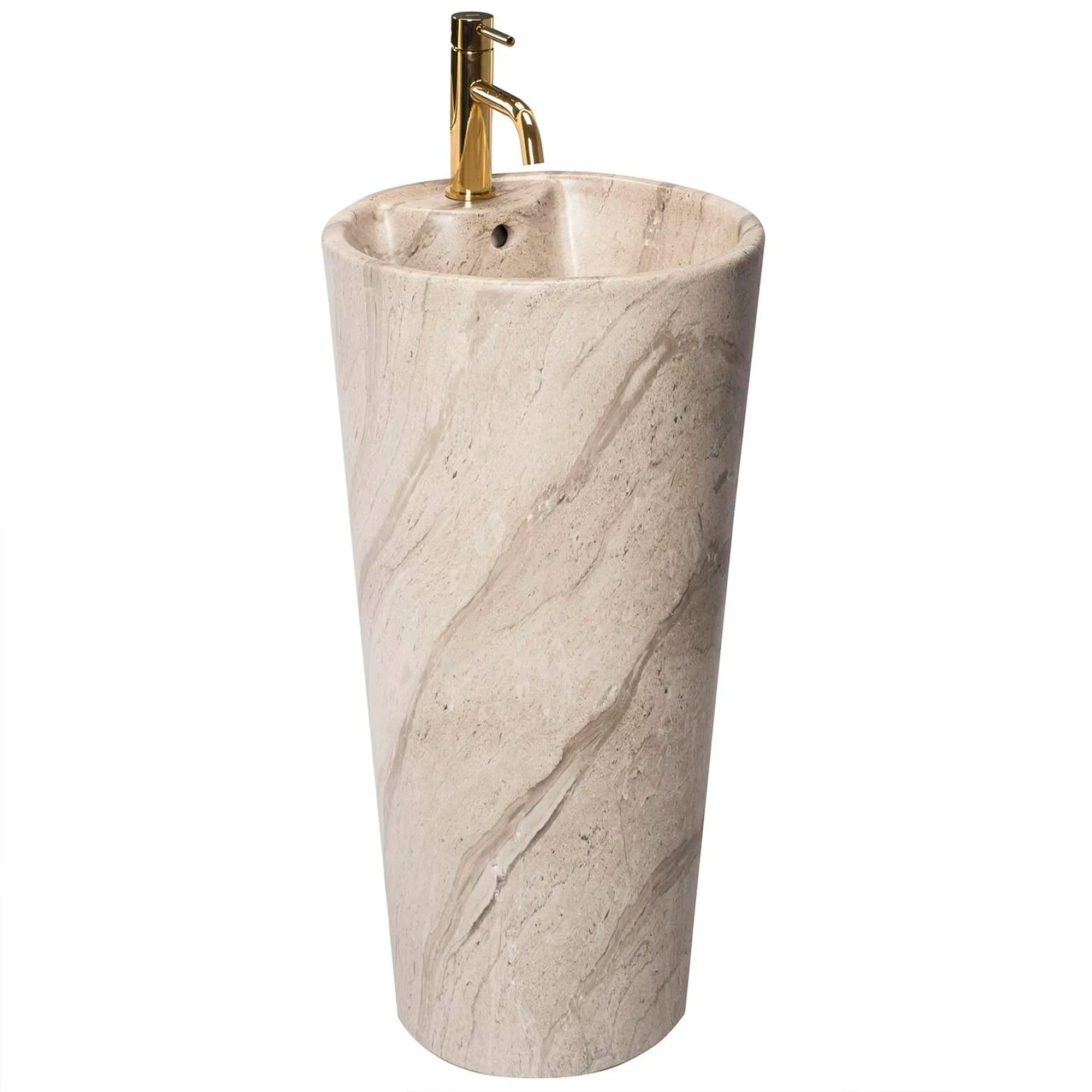 Szabadon Álló Mosdó Blanka Natural Matt Marble 1