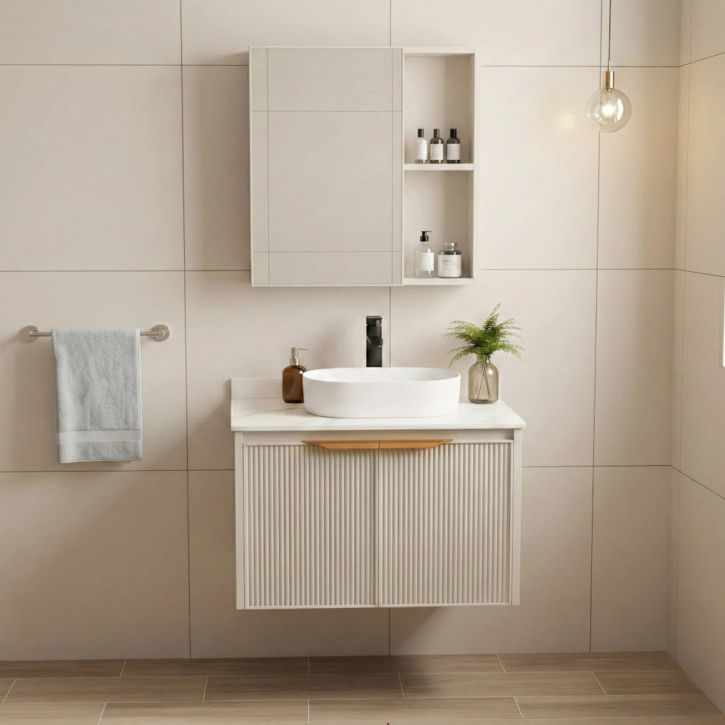 Fürdőszobabútor Szett Pulttal Marti 60cm Beige 1