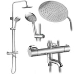 Termosztátos Zuhanyszett Lungo Diamond Chrome 1