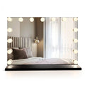 LED Tükör HOLLYWOOD Black 1