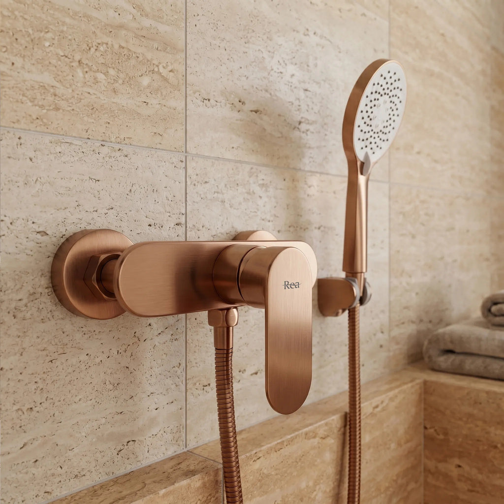 Zuhanycsaptelep Rea DROP Brush Copper 1