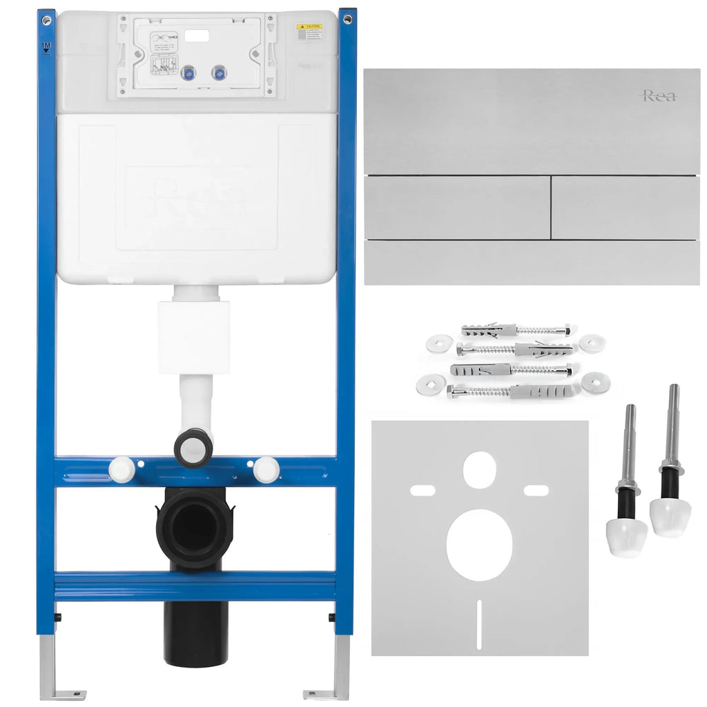 Falba Építhető Wc Tartály K011A-Q T Brush Steel 1