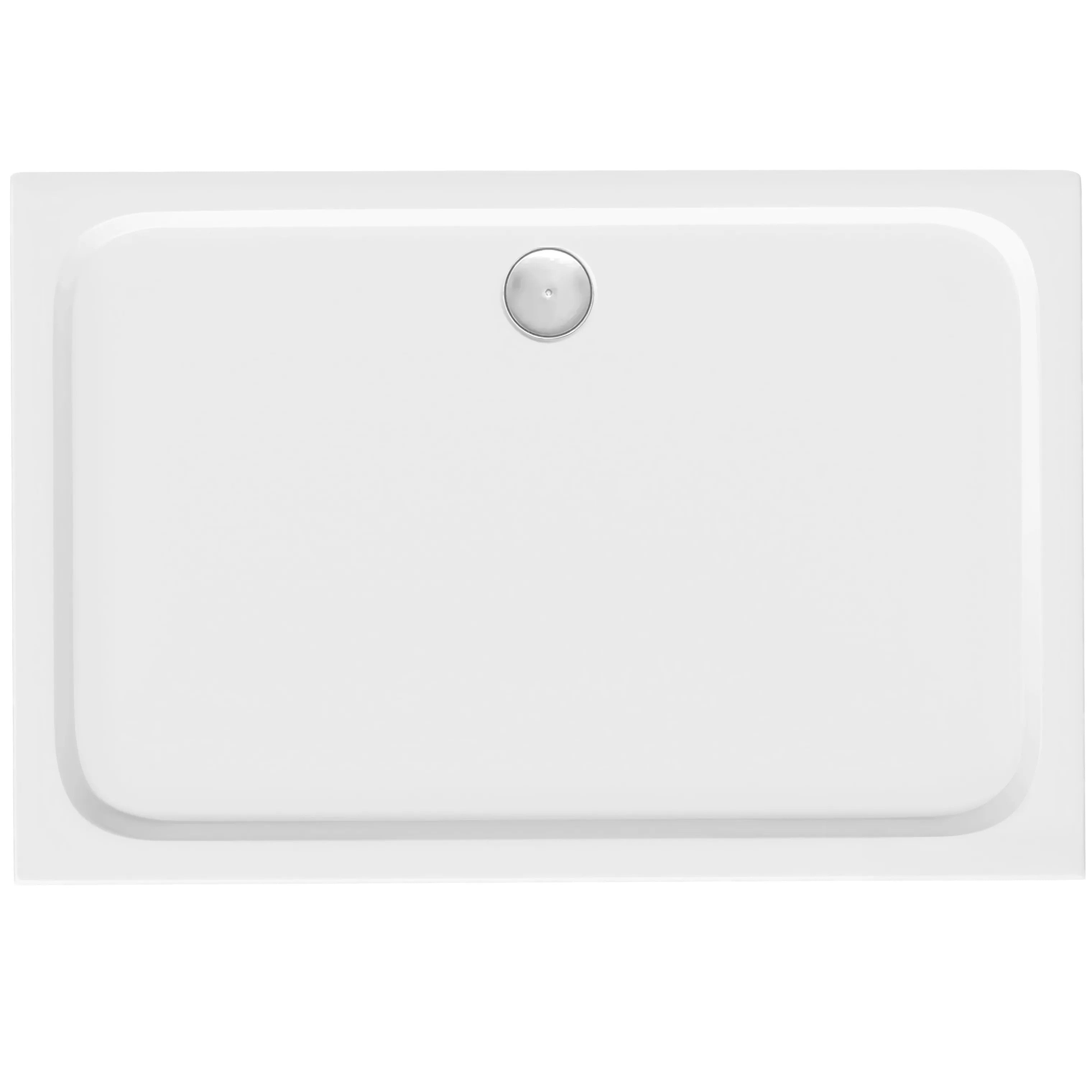 Zuhanytálca Rea Belmond White 90x120 Króm Fedél 1