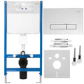 Falba Építhető Wc Tartály K011A-Q HD Chrome 1