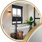 LED Tükör 80cm MMJ BRUSH GOLD 1