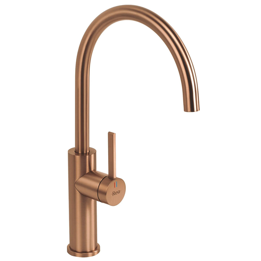 Konyhai Csaptelep REA Rivo Brush Copper 1