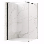 Zuhanyfal Rea Flexi Transparent / Black 90 1