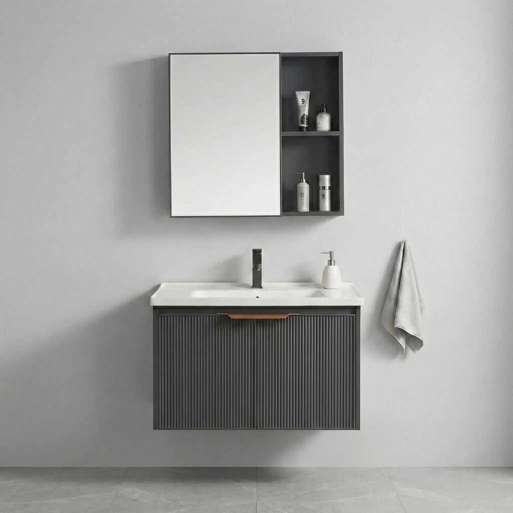 Fürdőszobabútor Szett Mosdóval Mario 60cm Grey 1