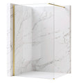 Zuhanyfal Rea Flexi Transparent / Brush Gold 130 1