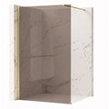 Zuhanyfal Rea Flexi Brown / Brush Gold 130 1