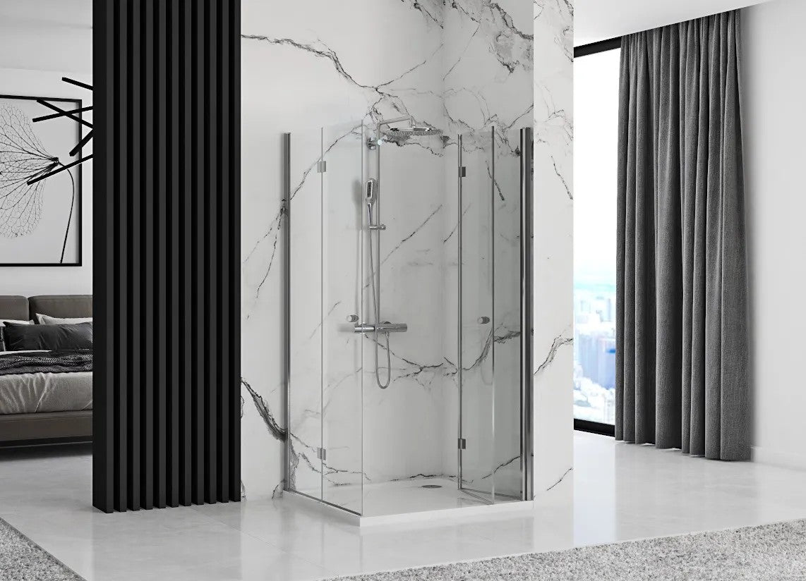 Összecsukható Zuhanykabin Rea Fold N2 90 X 90 Cm 1