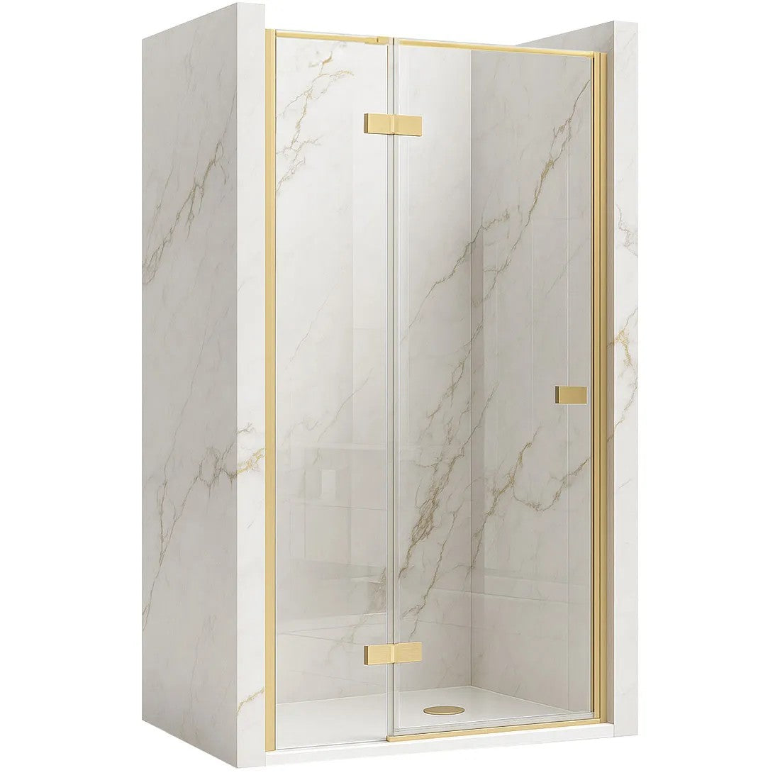 Zuhanyajtó Rea Atlas 80 Brush Gold Jobb 1