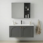 Fürdőszobabútor Szett Mosdóval Denver 80cm Grey 1