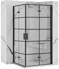 Zuhanykabin Rea Molier Black Double 80x100 1