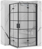 Zuhanykabin Rea Molier Black Double 80x100 1