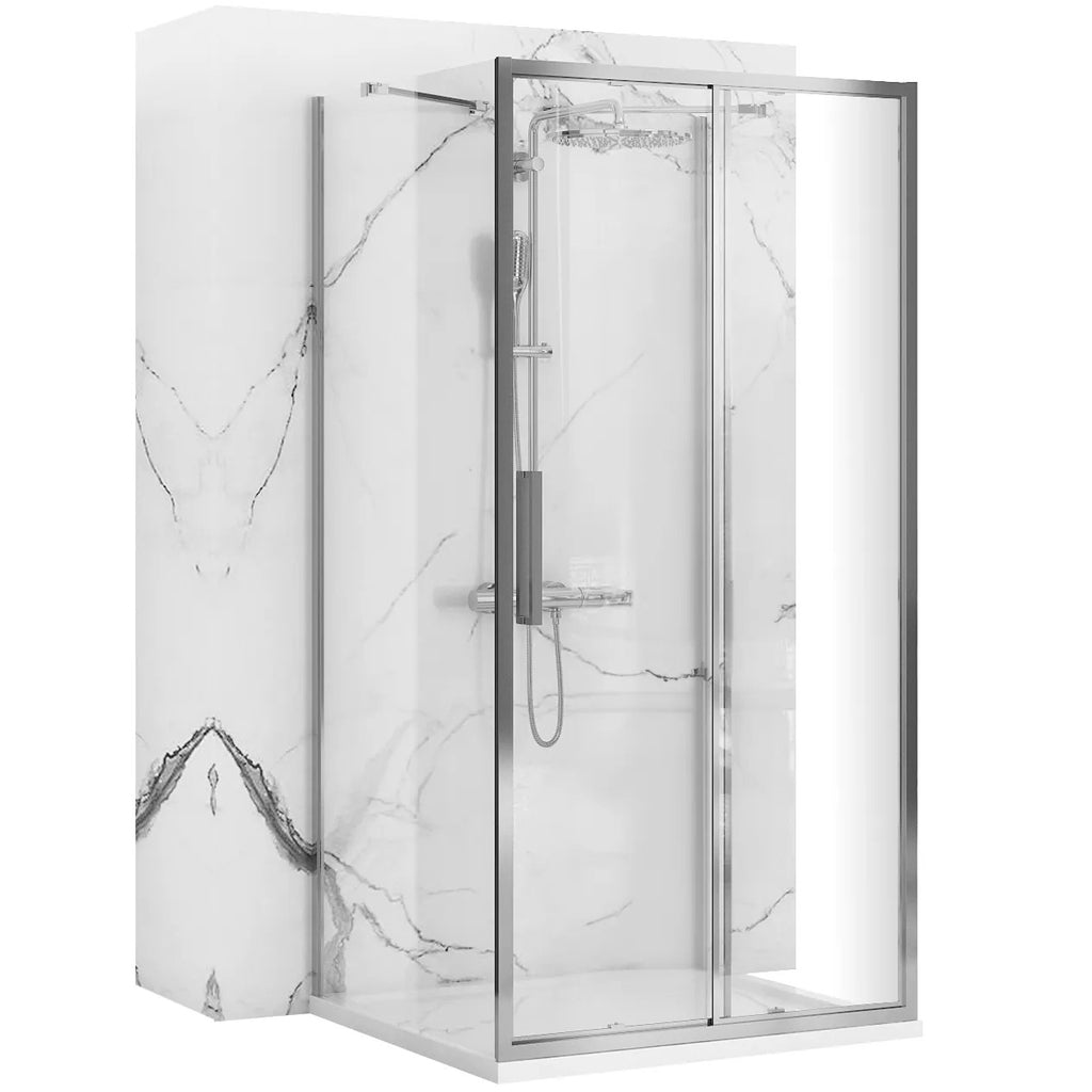 Zuhanykabin REA Rapid Slide Chrome Ajtó: 160 Fal: 90 1