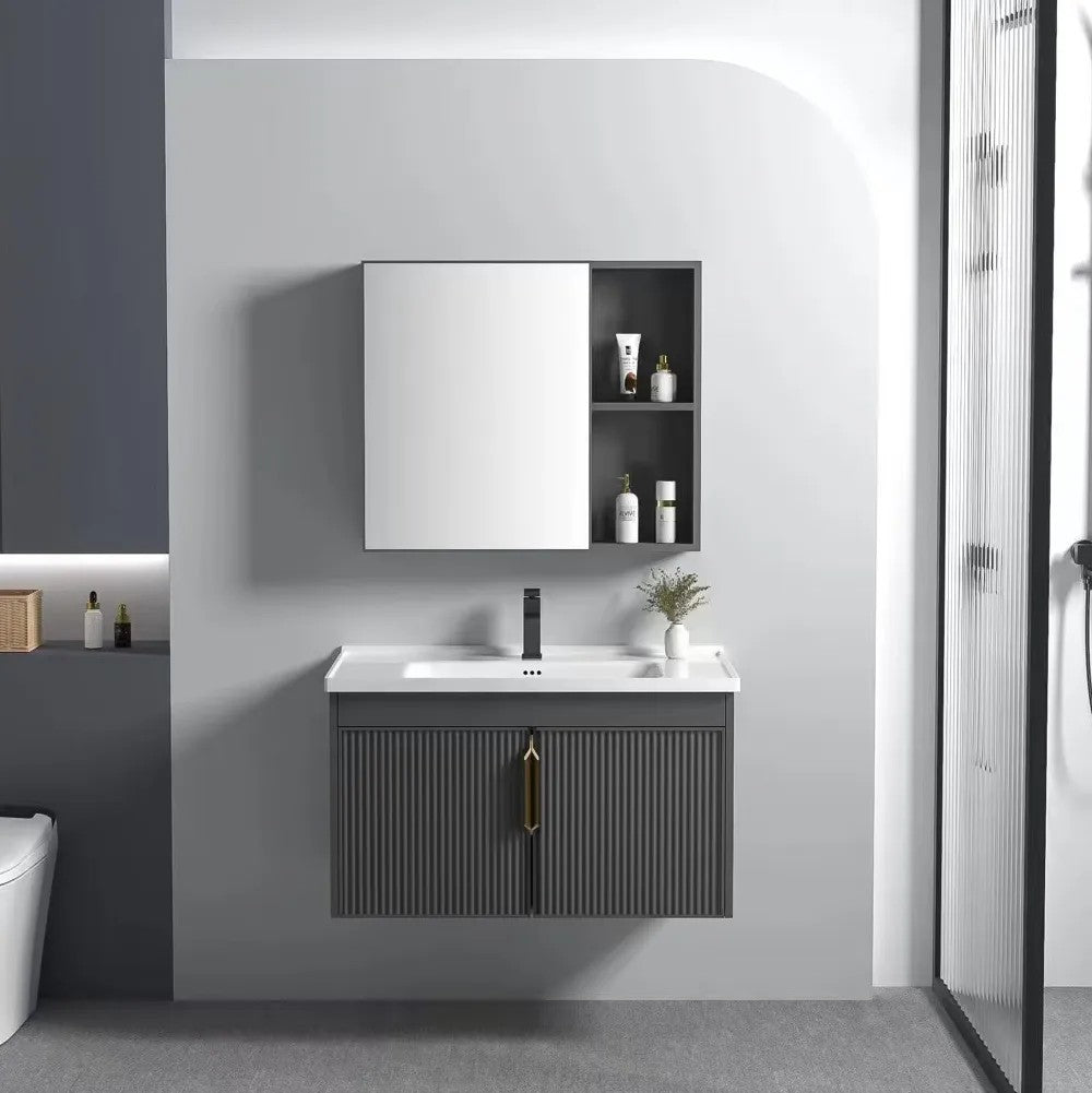 Fürdőszobabútor Szett Mosdóval Astor 60cm Grey 1