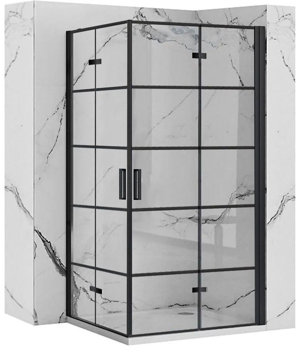 Zuhanykabin Rea Molier Black Double 80x90 1