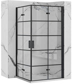 Zuhanykabin Rea Molier Black Double 80x90 1