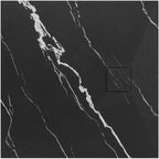 Zuhanytálca Magnum CARRARA BLACK 90x90 1