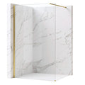Zuhanyfal Rea Flexi Transparent / Brush Gold 70 1