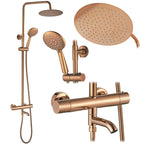 Termosztátos Zuhanyszett Lungo Diamond Copper 1