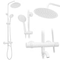 Termosztátos Zuhanyszett Rea Lungo White Matt 1