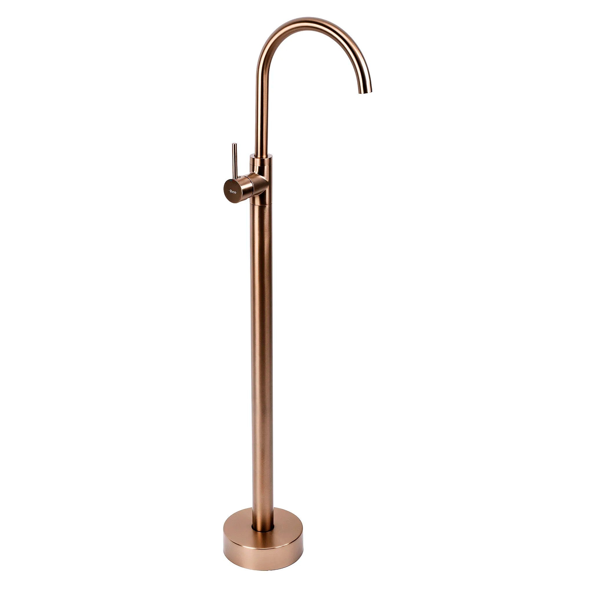 Szabadon Álló Mosdócsaptelep Rea Lungo Brush Copper 1