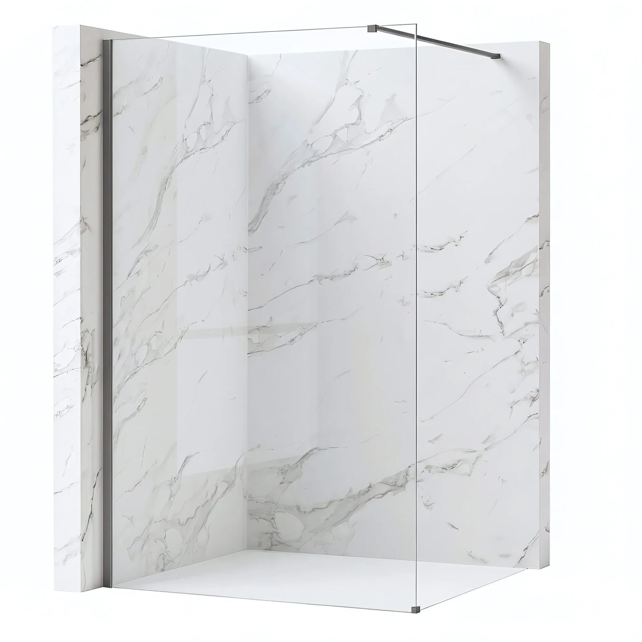 Zuhanyfal Rea Flexi Transparent / Titan 140 1