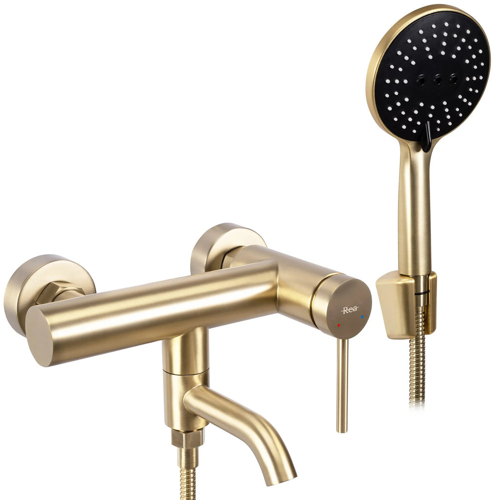 Fürdőkád Csaptelep Clif Brush Gold 1