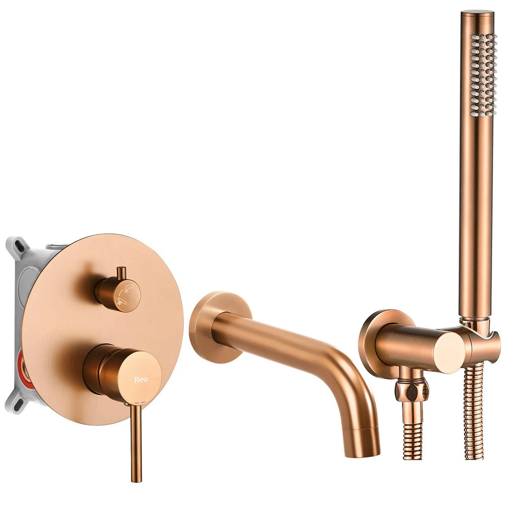 Fürdőkád Csaptelep Rea Lungo Brush Copper + Box 1