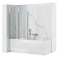 Fürdőkádparaván Rea Agat-3 120 Cm 1