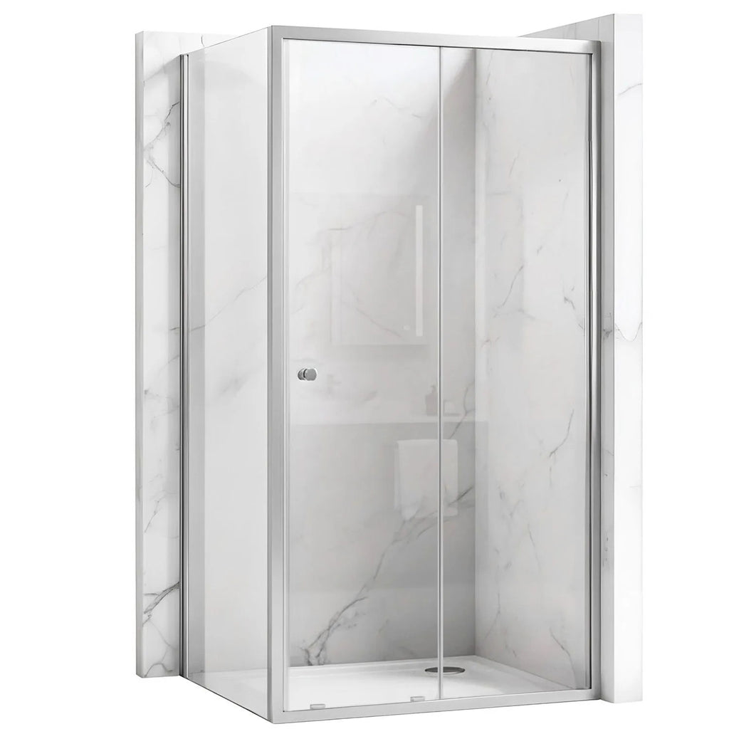 Zuhanykabin Rea Primo Slide 110x70 Chrome 1