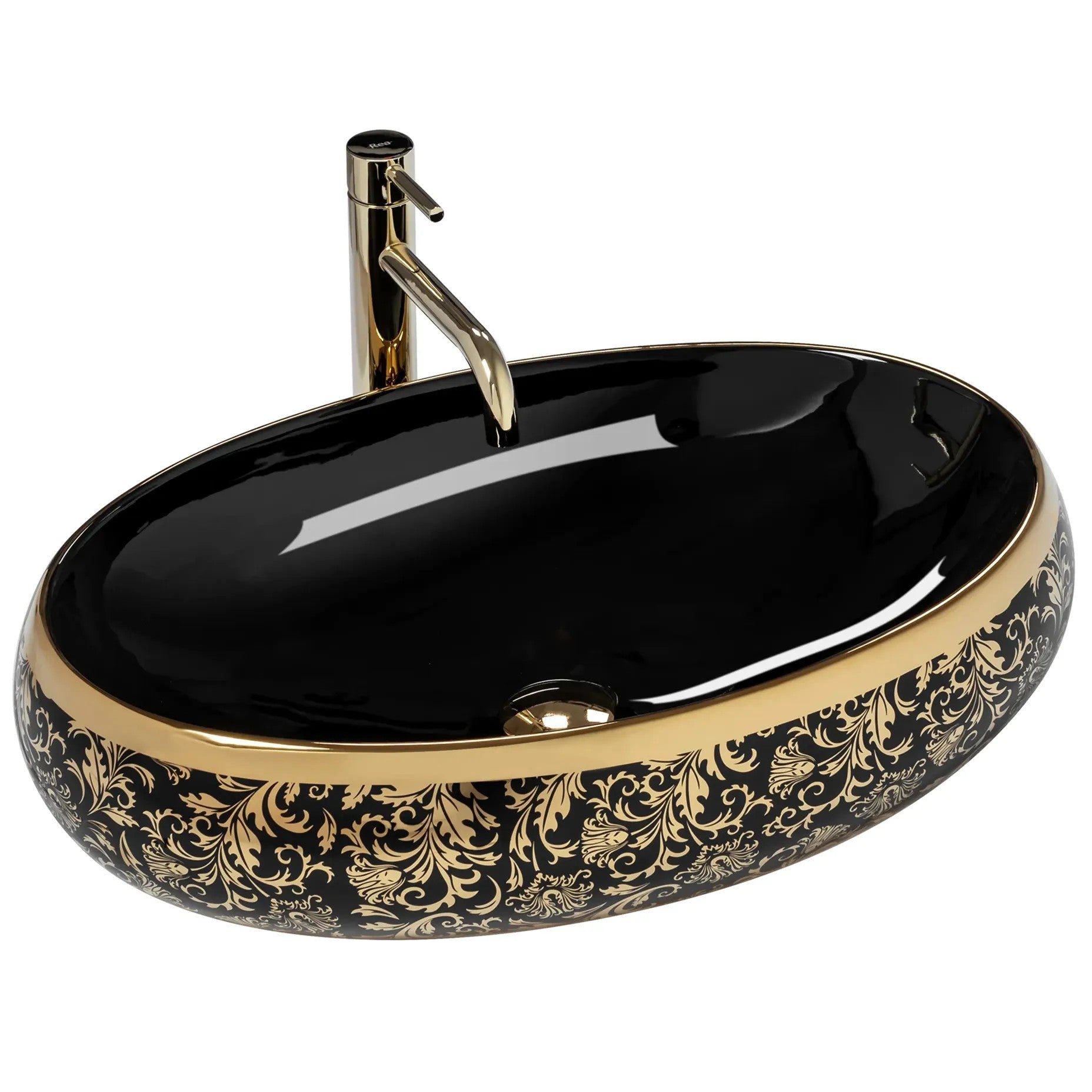 Pultos Mosdó Rea Meryl Black / Gold 1