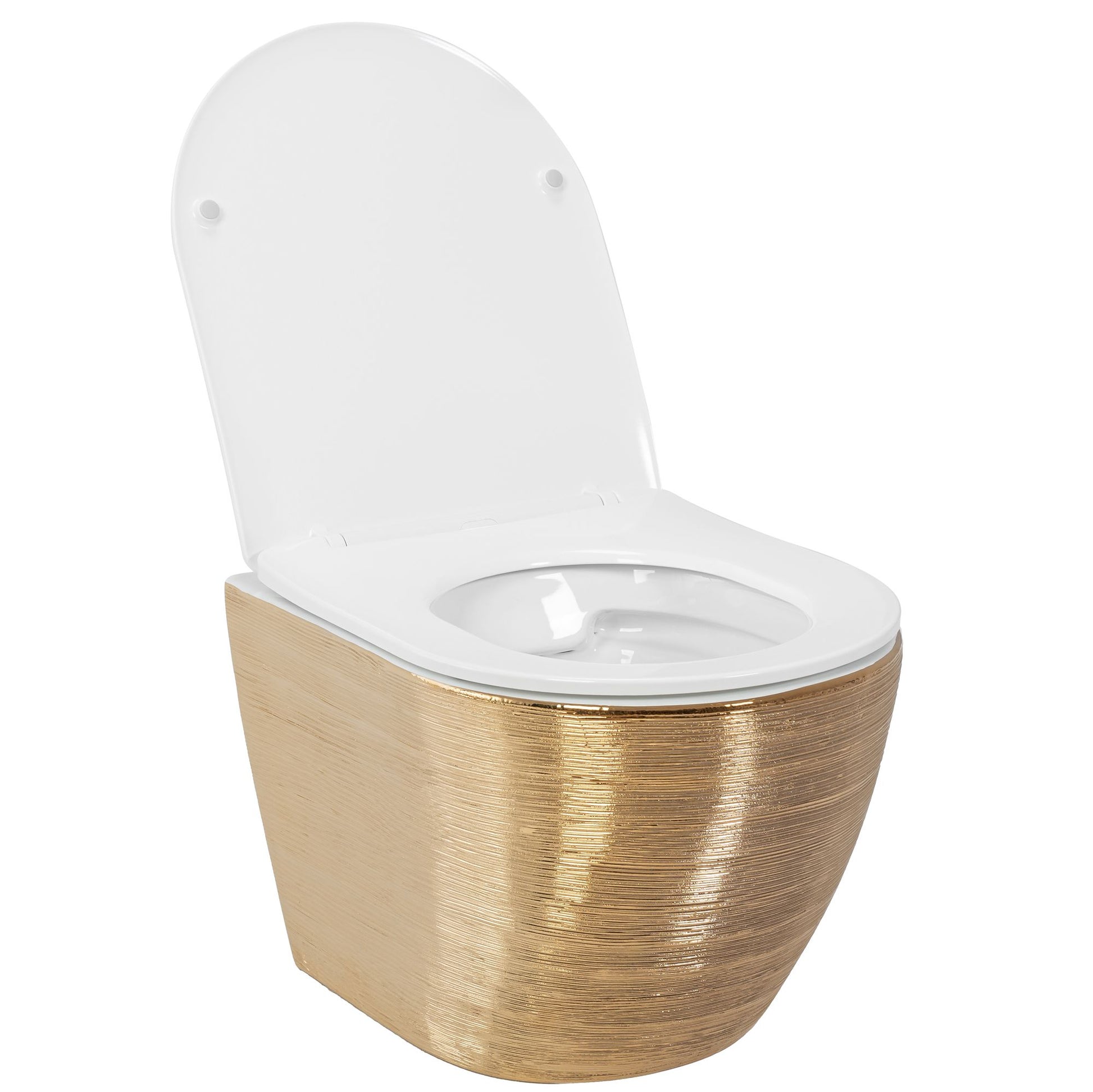 Wc Csésze Carlo Flat Brush Gold 3