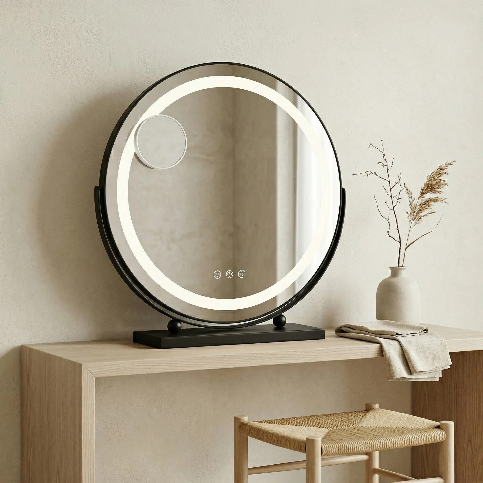 LED Tükör MAKE-UP Black 50 Cm 2