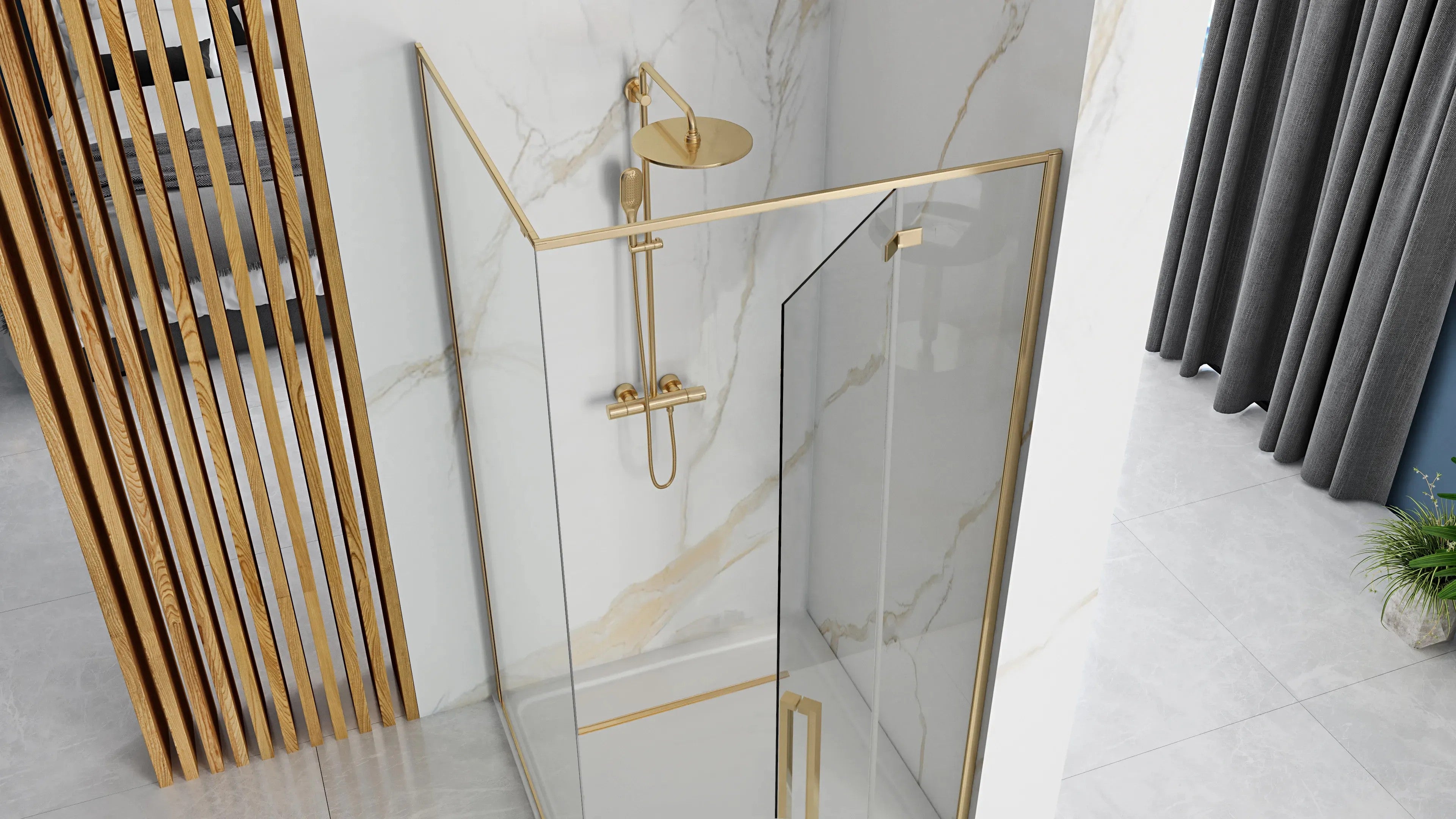 Zuhanykabin Fargo 120x90 Gold 2
