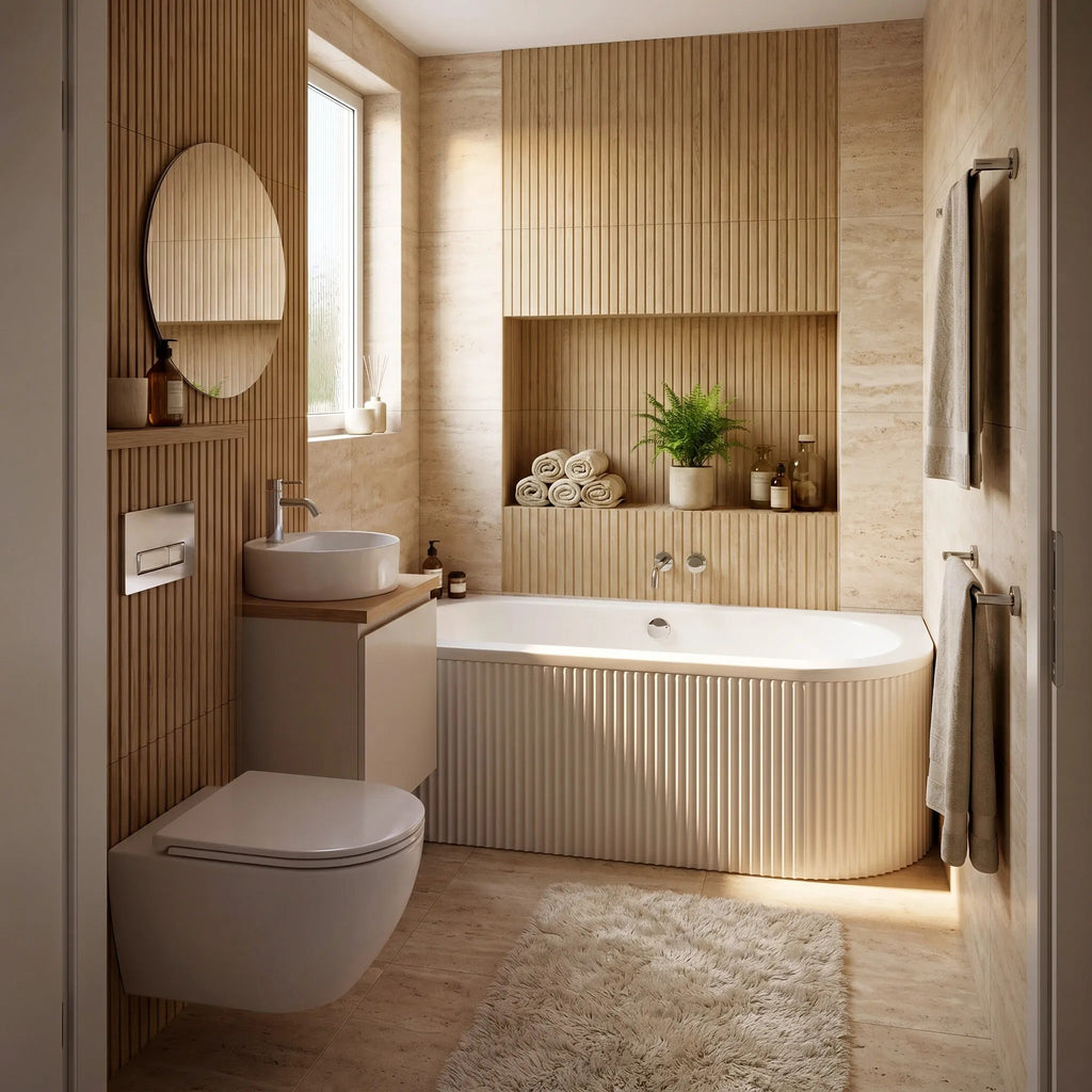 Fürdőkád Rea Orion Stripe Left 150cm 2