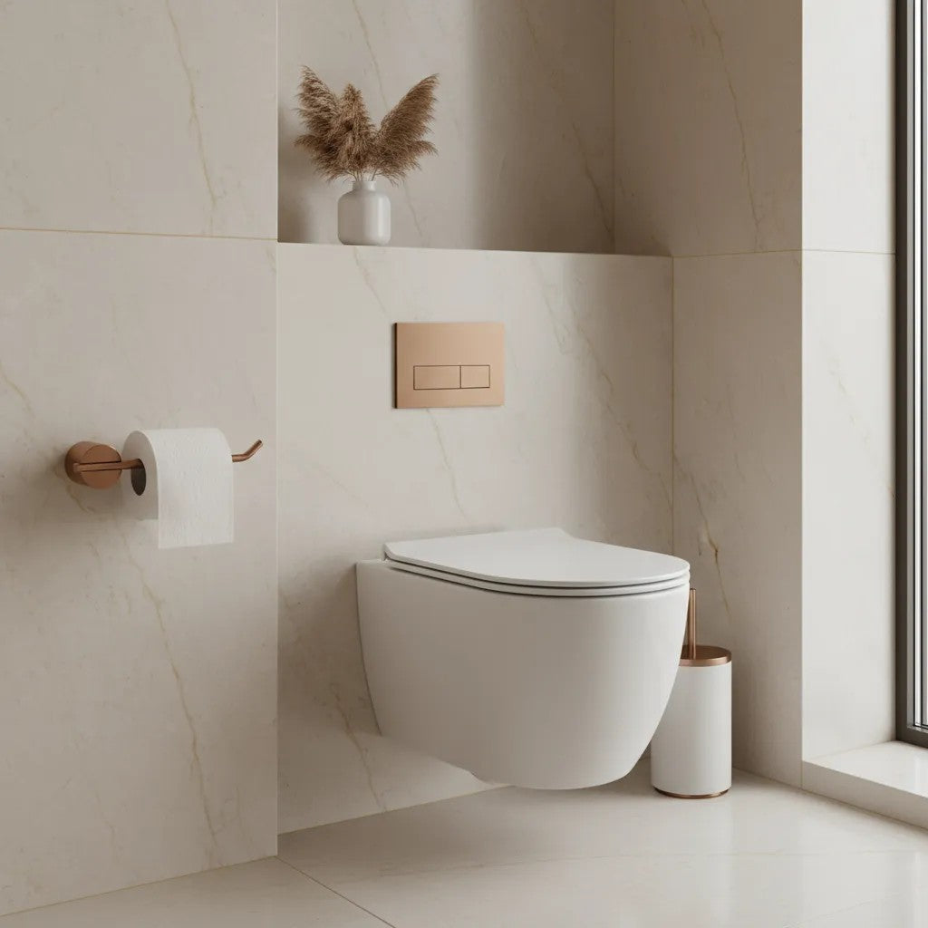 Falra Szerelhető Wc Papír Tartó Tomi 5809 Brush Copper 2