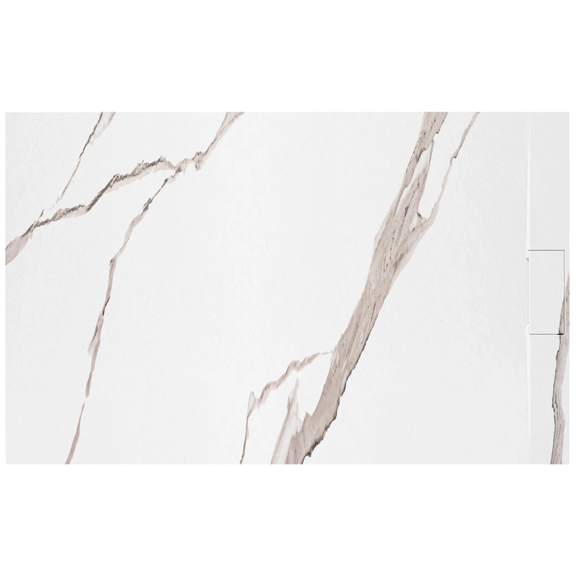Zuhanytálca Bazalt CARRARA WHITE 90x120 2
