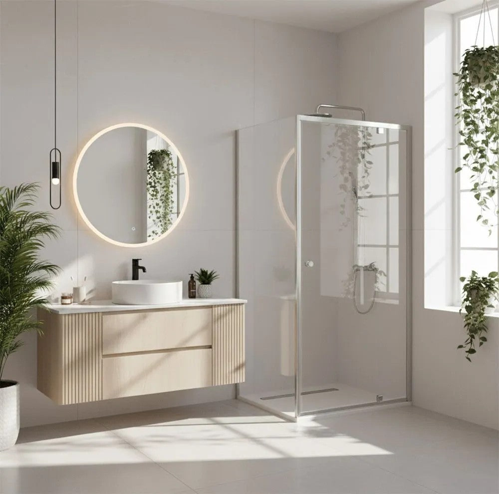 Zuhanykabin Rea Primo Swing 100x80 Chrome 2
