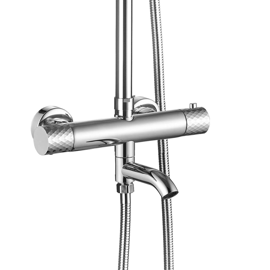 Termosztátos Zuhanyszett Lungo Diamond Chrome 2